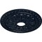 Ekena Millwork Warsaw Ceiling Medallion (Fits Canopies up to 3 1/2"), 18"OD x 3 1/2"ID x 1 3/8"P, Midnight Dream CM18WAMDF - alternate 4